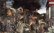 Scenes from the Life of Moses, BOTTICELLI, Sandro